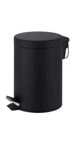 5L Stainless Steel Black Coated Bin - MrPRICE.online