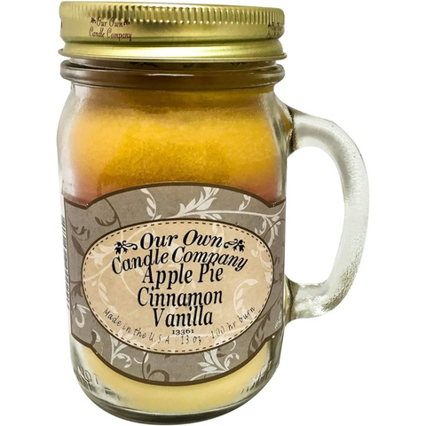 OOCC Large Mason Candle - Apple Cinnamon & Vanilla - MrPRICE.online