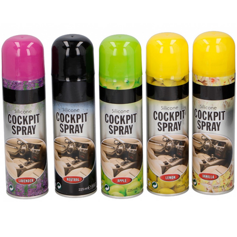 Dunlop Cockpit Spray 220ml – 5 Assorted - MrPRICE.online
