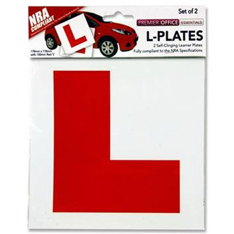 Premier Pack of 2 NRA Compliant L Plates - MrPRICE.online