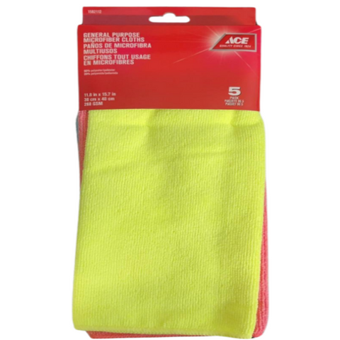 5 Pack Microfiber Cloths  for Home, Office & Car - MrPRICE.online