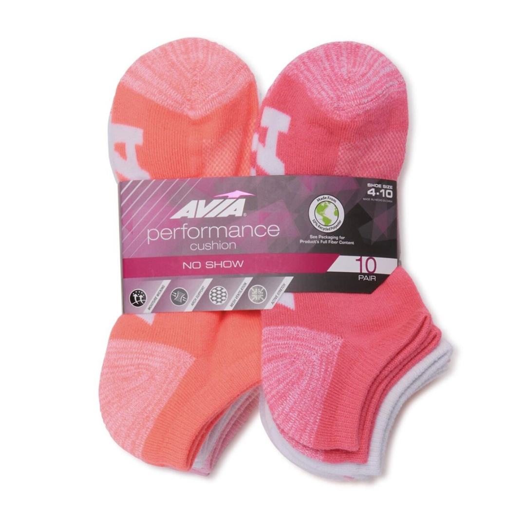 Avia 10-Pair Low Cut Socks – Comfortable –