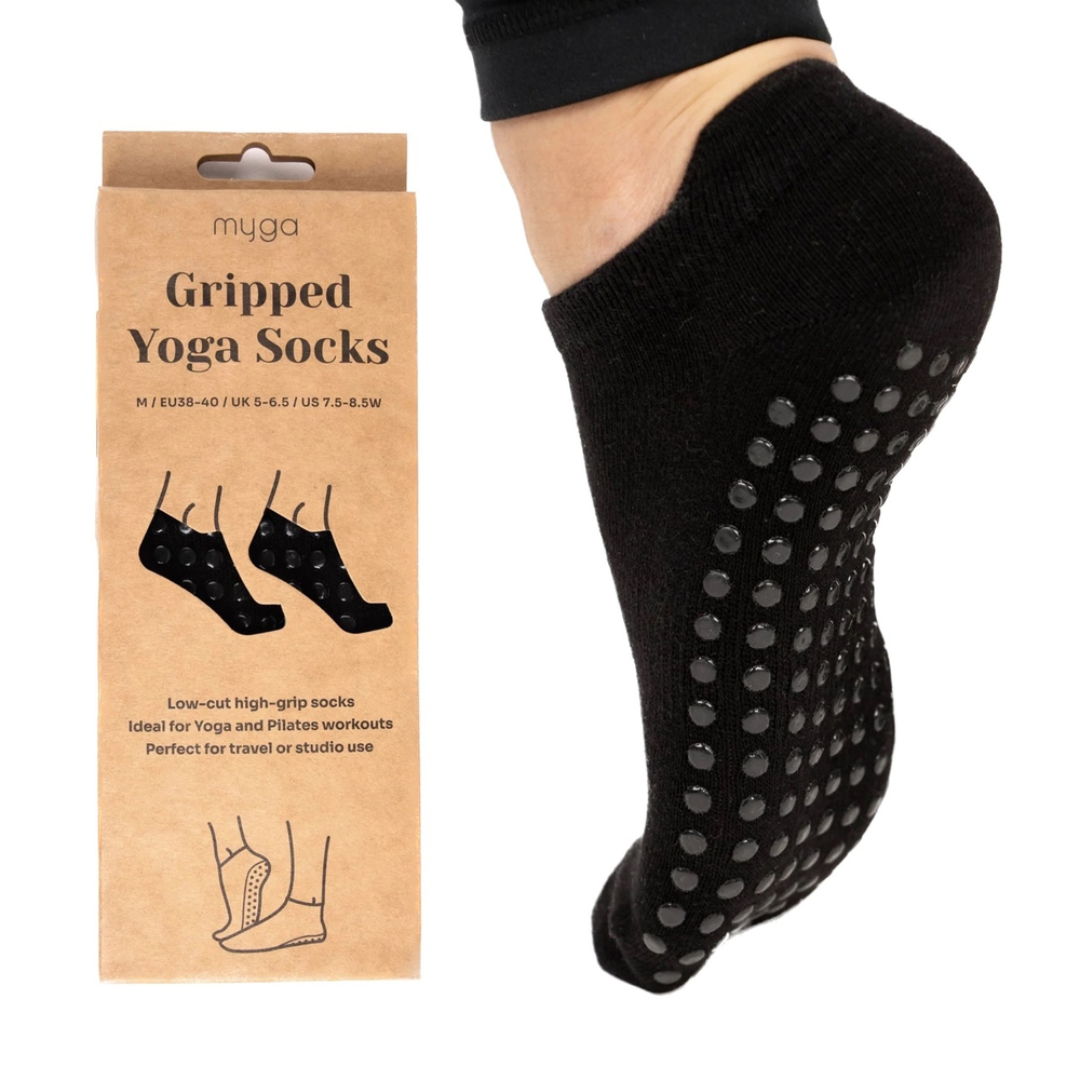 Yoga Socks Gripped S–XL by Myga – - Main Image