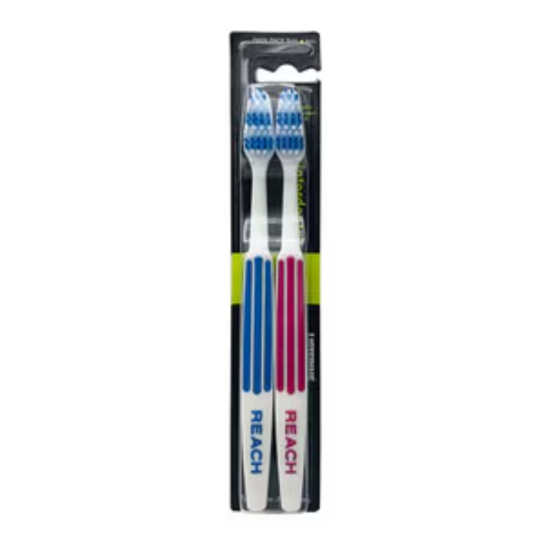 TWICE0927  Listerine Toothbrush Medium 2pk for Oral Hygiene | MrPRICE.online