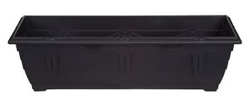 60cm Venetian Window Box Black - MrPRICE.online