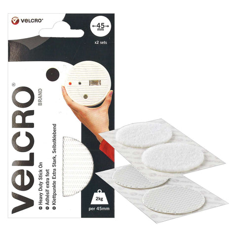 Velcro Heavy Duty Stick-On Coins in White - MrPRICE.online