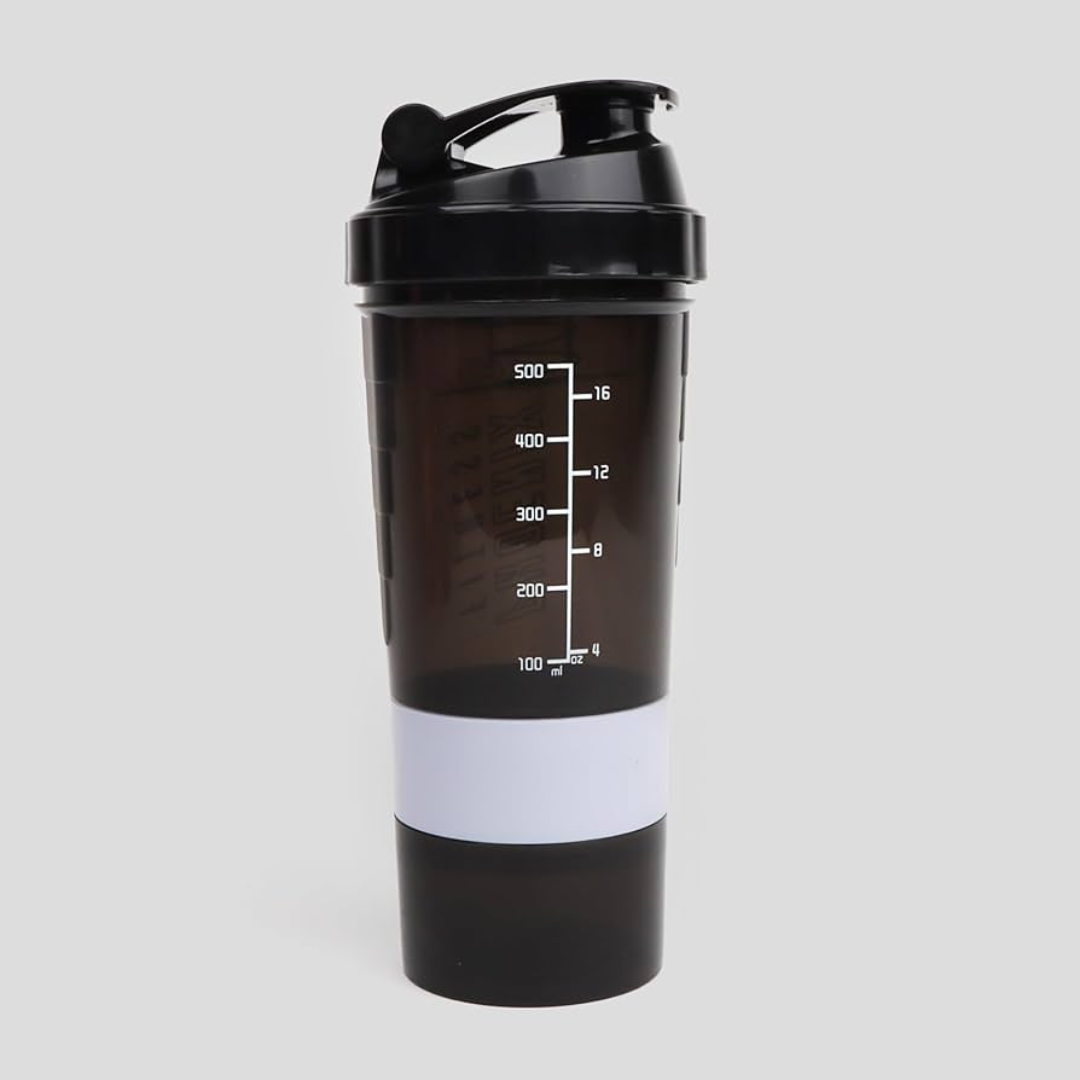 Phoenix Compartment Shaker Bottle Black 500ml – MrPRICE.online