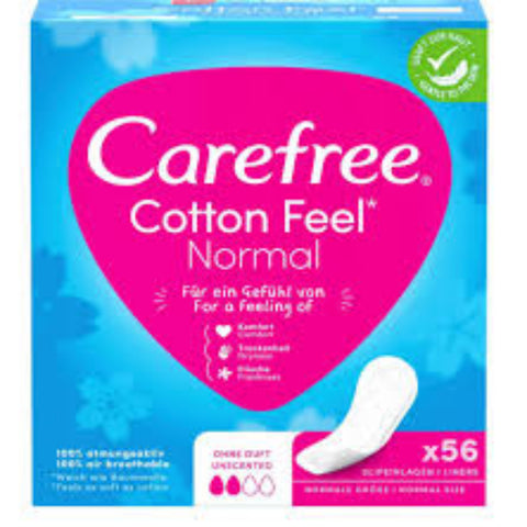 Carefree Pantyliners Unscented 56 Pack - MrPRICE.online