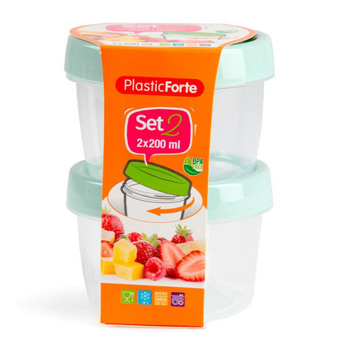 Set of 2 Mini Pots – 200ml Each - MrPRICE.online