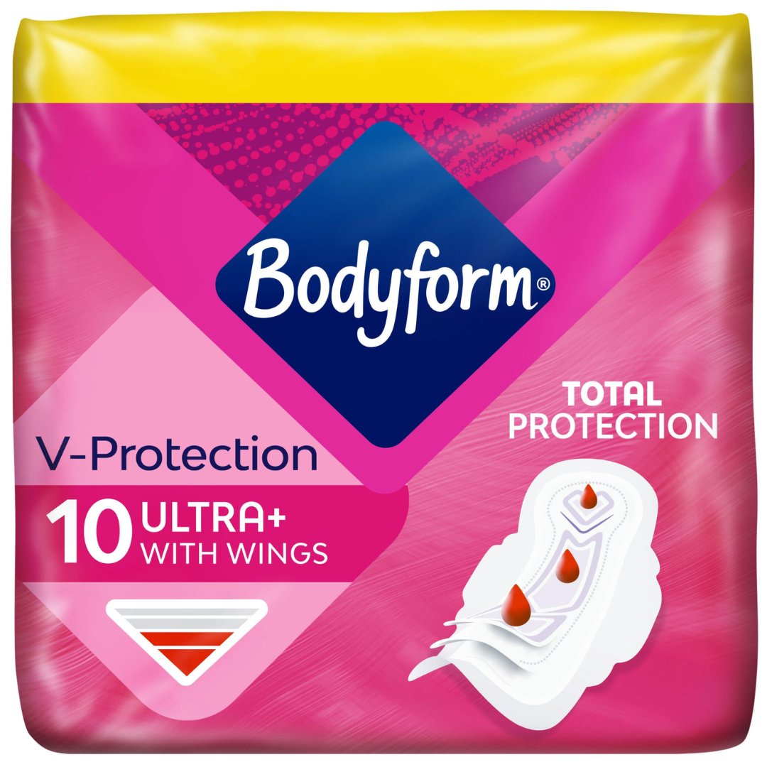Ultra Normal Bodyform Ultra Normal Sanitary Pads with Wings - 10 Pack – MrPRICE.online