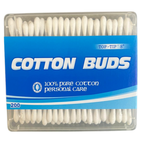 Cotton Buds 100% Pure Cotton 200PCS - MrPRICE.online