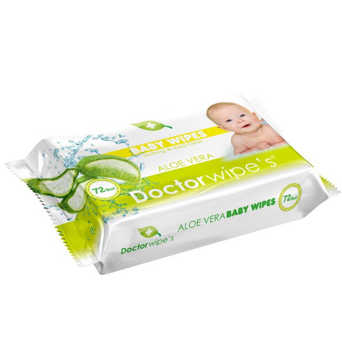 Doctor Wipes Aloe Vera – 72 Pack - MrPRICE.online