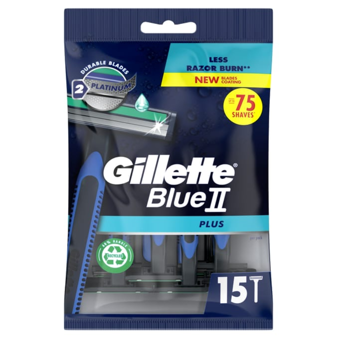Gillette Blue II Razors 15 Pack –1