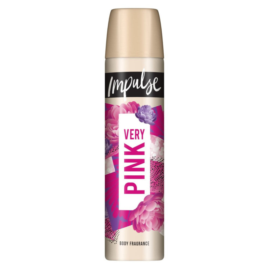 Impulse Very Pink Body Spray Deodorant Fragrance 75ml –
