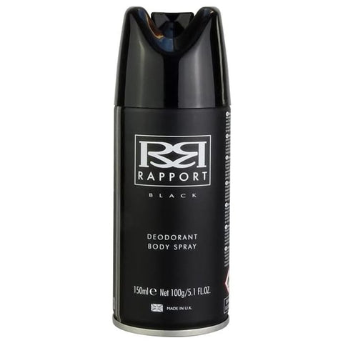 Rapport Black Deodorant Body Spray 150ml - MrPRICE.online