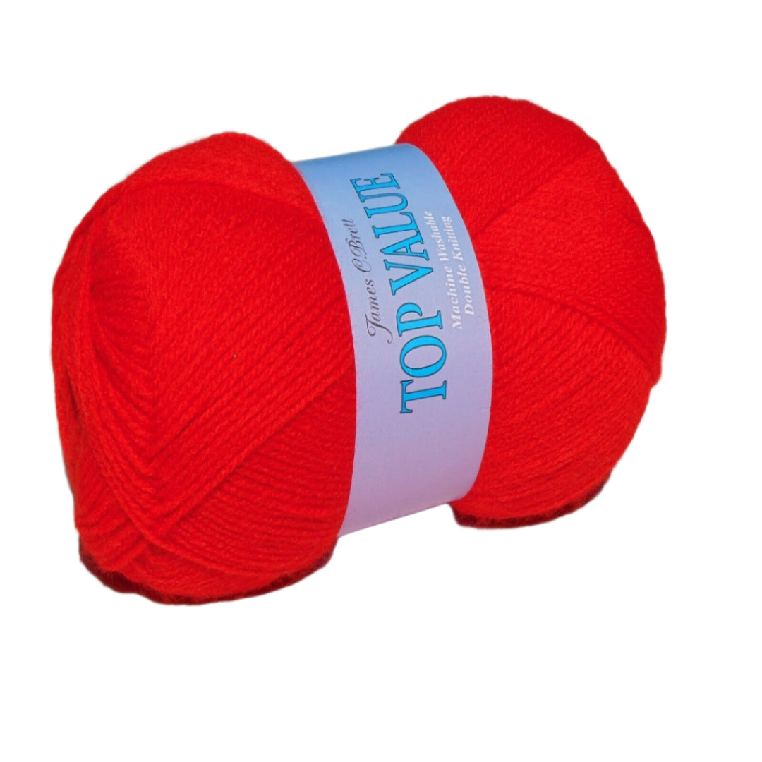 Top Value DK 100g 8426 Red Wool – MrPRICE.online