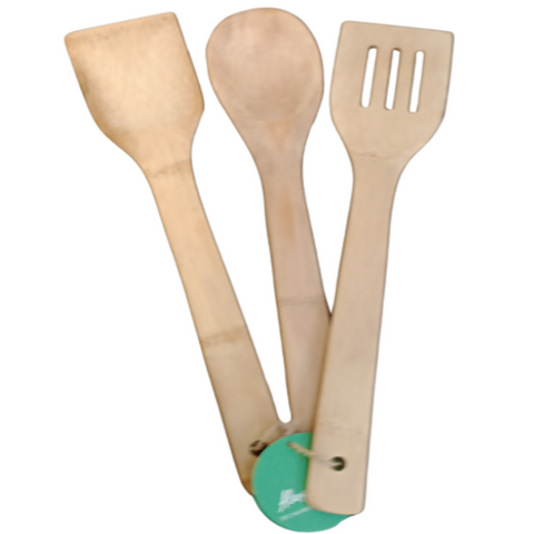 3PC Bamboo Kitchen Utensils - MrPRICE.online