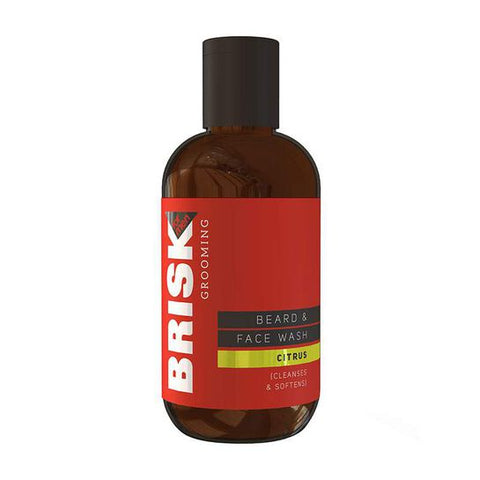 Brisk Citrus Beard & Face Wash – 150ml - MrPRICE.online