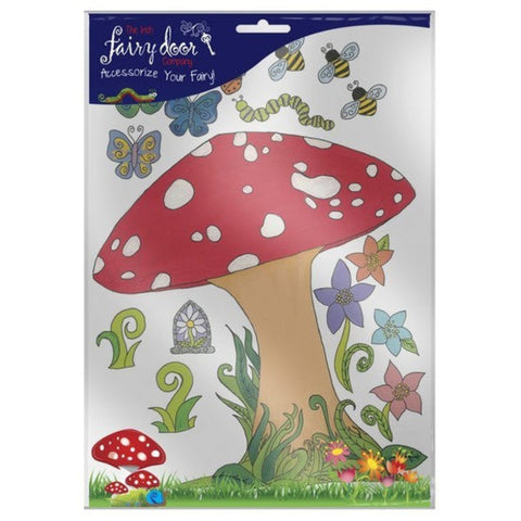 Irish Fairy Door Toadstool Wall Art - MrPRICE.online
