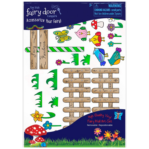 Irish Fairy Picket Fence Wall Art - MrPRICE.online