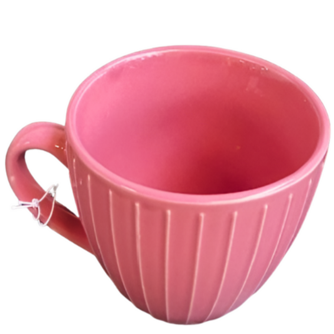 Ribbed Pattern Stoneware Mug - MrPRICE.online