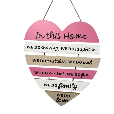 In This Home Decorative Sign - MrPRICE.online