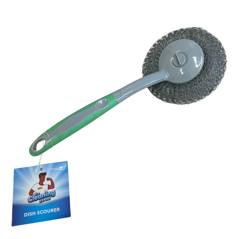 Mesh Stainless Steel Scouring Pad with Handle - MrPRICE.online