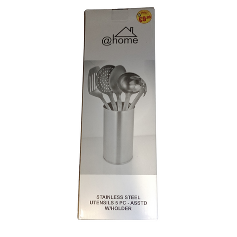 5-Piece Stainless Steel Utensil Set - MrPRICE.online