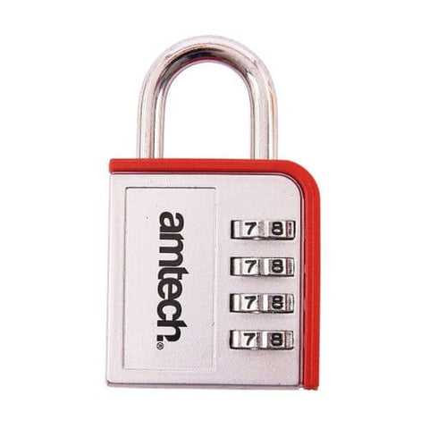 4-Digit Zinc Combination Padlock - 72mm - MrPRICE.online