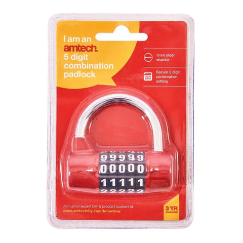5-Digit Combination Padlock - MrPRICE.online