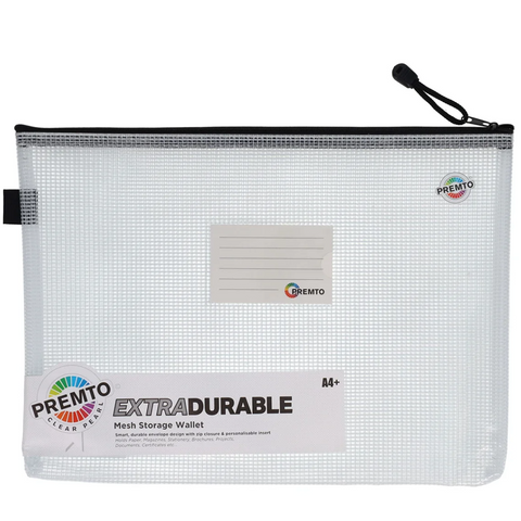 A4+ Extra Durable Clear Mesh Wallet - MrPRICE.online