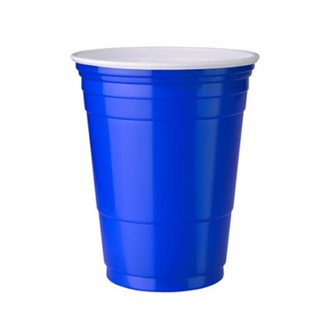 Blue Reusable Party Cups 16oz 6 Pack - MrPRICE.online