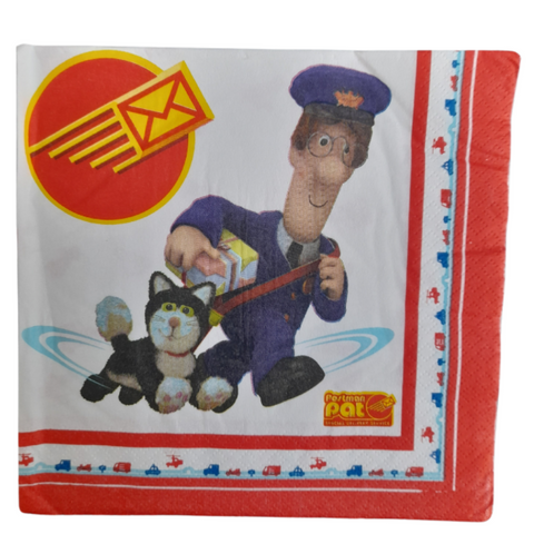 Postman Pat Napkins 16 Pack - MrPRICE.online