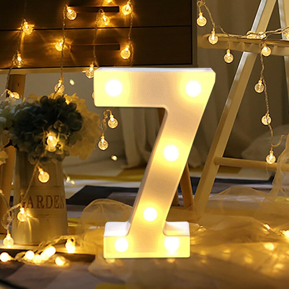 Battery-Operated LED Number 7 – MrPRICE.online