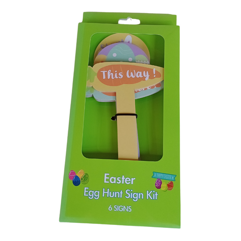 Easter Egg Hunt Sign Kit -6 signs - MrPRICE.online