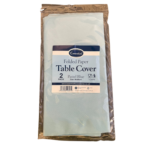90x90cm Blue Paper Tablecloths - Pack of 2 - MrPRICE.online
