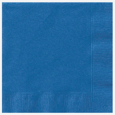 Blue 1-Ply Napkins 30cm x 30cm - MrPRICE.online
