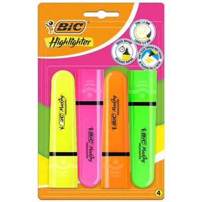 4-Pack BIC Neon Highlighters - MrPRICE.online