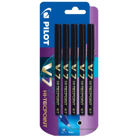 5-Pack Black V7 Liquid Ink Rollerball Pens - MrPRICE.online
