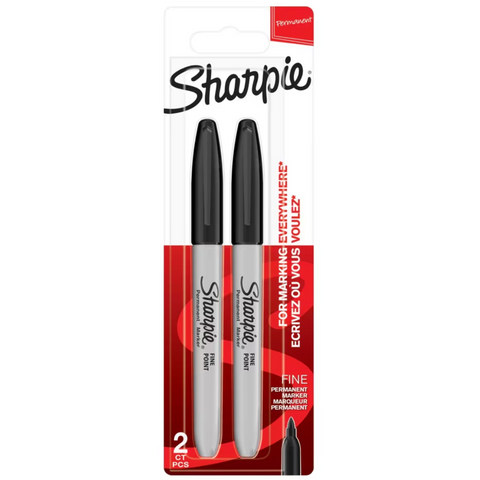 SHARPIE 2-Pack Black Permanent Markers - MrPRICE.online
