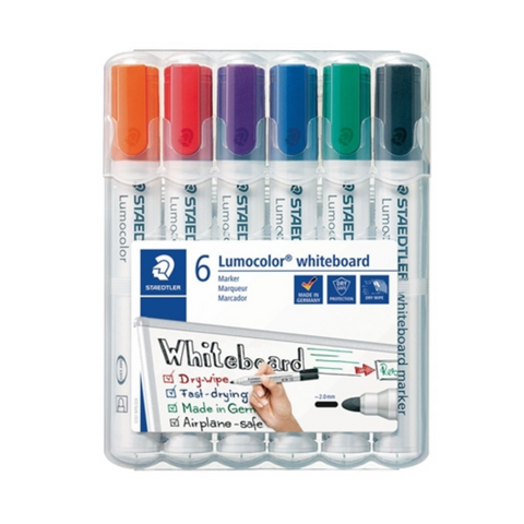 STAEDTLER 6-Pack Assorted Whiteboard Markers - MrPRICE.online