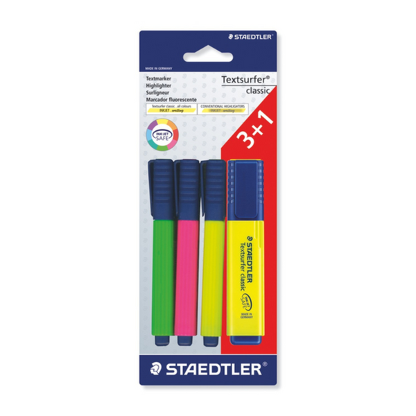 Staedtler Textsurfer Classic Highlighters – Pack of Free