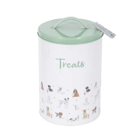 Dog print pet treat tin - MrPRICE.online