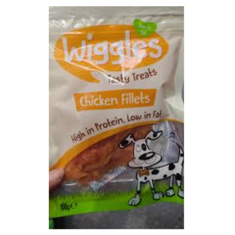 Wiggles Tasty Treats Chicken Fillets 100g - MrPRICE.online