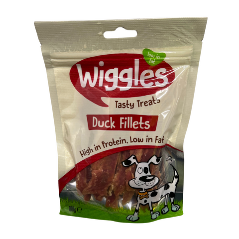 Wiggles Tasty Treats Duck Fillets 100g - MrPRICE.online