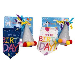 Birthday Bandana & Party Hat for Dogs - MrPRICE.online