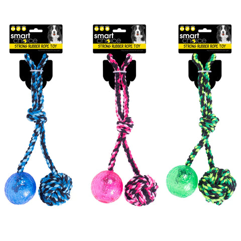 Rope Toy with TPR Ball - MrPRICE.online