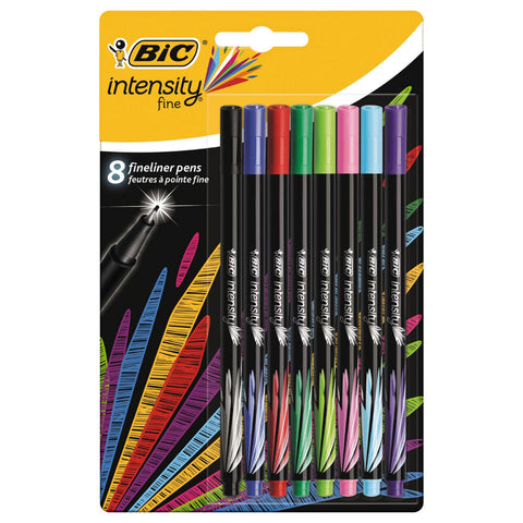 BIC Intensity Fineliner Pens 8pcs - MrPRICE.online
