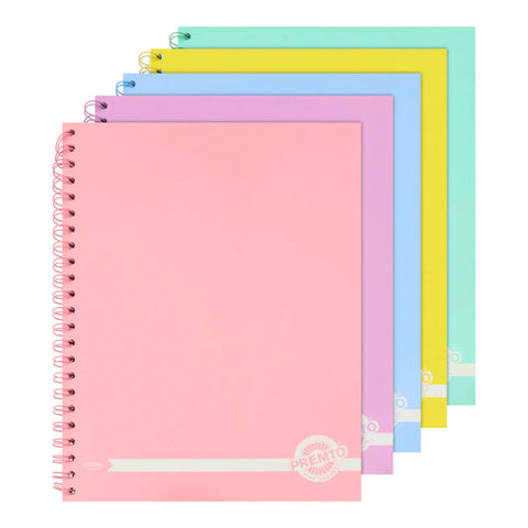 Premto Pastel A4 Wiro Notebook – 200 Pages - MrPRICE.online