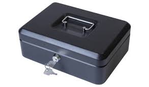 8" Black Cash Box - MrPRICE.online